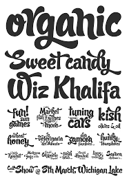 If you want to create professional printout, you should consider a commercial font. Candy Script Font Family Sudtipos Com
