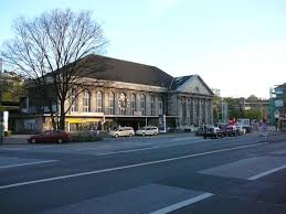 The churches unified into a new organization called the german evangelical church, which was known colloquially as the reichskirche, or the reich church.. Wuppertal Barmen Station Wikipedia