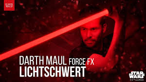 Star Wars Darth Mauls Lichtschwert Optional Als Doppelklinge Youtube