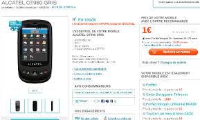 Bouygues Télécom lance le Alcatel OT980 ...