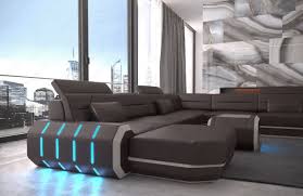 Wohnlandschaft brooklyn xxl lutz : Moderne Laeder Sofa Brooklyn Xl Form Store Designsofaer Sofadreams