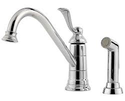 Quick post video of a price pfister kitchen sink faucet removal. Pfister Portland Single Handle Kitchen Faucet With Side Spray Reviews Wayfair
