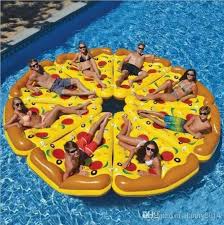 Floating mats come with unique features and often include radiant and bursting statements from manufacturers. 2021 Inflatable Floats Swimming Pool Floating Mattress Giant Yellow Inflatable Pizza Swim Pool Beach Toy Air Bed Raft Swimming Ring From Danny2014 24 17 Dhgate Com