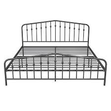 Bed frames walmart platform queen frame size luxury and spa. Novogratz Bushwick Metal Bed Queen Black Walmart Com Metal Beds King Metal Bed Metal Platform Bed