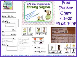 Fun Nursery Rhymes Pocket Chart Activity Free Printable By