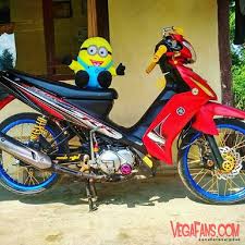 Yamaha byson warna biru merah hitam blog via andrea9bfc.blogspot.com. Kumpulan Modifikasi Vega Rr Simple Standar Vegafans Com