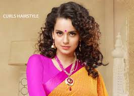It's an easy length to style on a daily basis and is very chic. 45 Hairstyle For Short Curly Hair On Saree New Concept