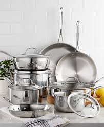 Check spelling or type a new query. Calphalon Tri Ply Stainless Steel 13 Pc Cookware Set Reviews Cookware Sets Macy S