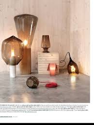 Established And Sons Bourellec Brothers Lighthouse Lamp With Venini Glass Shade Far Left