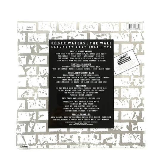 Roger Waters The Wall Live In Berlin Record Store Day Pink Floyd •  Raretracks