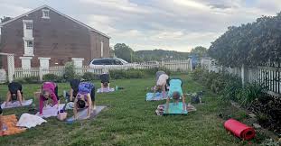 Sunset Yoga held at West Overton