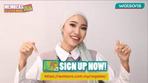 Please bring photo id and credit/debit card only if used as payment. How To Register Watsons Member Card