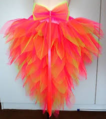 Details About Hand Made Bird Of Paradise Fantasy Tutu With Tail Hen Party Festival Carnival Tutu Kostum
