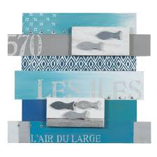 Tableau A Lattes Mer Des Iles Deco Bord De Mer Decoration Salle De Bain Deco Mer