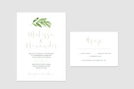 Simple Modern Minimalist Greenery Wedding Invitation Set Perfect For A Boho Wed Cheap Wedding Invitations Fun Wedding Invitations Wedding Invitations Romantic
