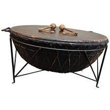 African zebra drum coffee table very large hoof legs taxidermy. Pin On My Polyvore Finds