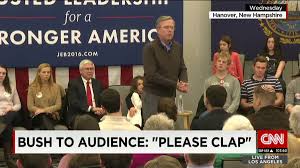 Easily add text to images or memes. Jeb Bush To Audience Please Clap Cnn Video
