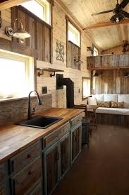 Rustic Tiny House Love The Kitchen Bedroom Tiny House Cabin Small House Decorating Tiny House Living