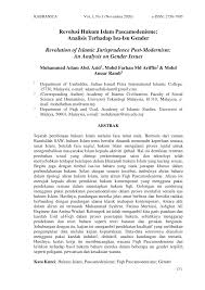 Pendidikan merupakan kunci untuk meningkatkan status perempuan. Pdf Revolusi Hukum Islam Pascamodenisme Analisis Terhadap Isu Isu Gender