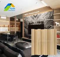 Building Material PVC Decorative Wall Panels Waterproof Tongue Groove WPC  Fluted Wall Panel Cladding