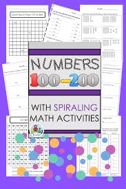 Working With Numbers From 100 200 By Riverbend Classroom Tpt Math Resources Math Activities Teaching Elementary