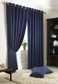 These heavyweight thermal curtains will transform your room with its qualities and unique supersoft crushed velvet material. Jacquard Check Navy Blue Lined Ring Top Eyelet Curtains Drapes 6 Sizes Blue Curtains For Bedroom Blue Curtains Bedroom Dark Blue Curtains
