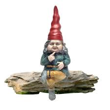 Garden gnome ciderella lady with scrumpy home garden. Homestyles Zelda The Classic Old World Female Garden Shelf Sitter Gnome Outdoor Statue 12 H Walmart Com Walmart Com