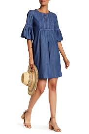 Max Studio Chambray Shift Dress Nordstrom Rack