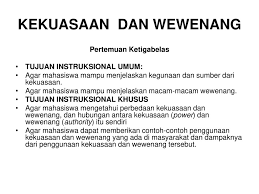Yaitu pembagian kekuasaan secara horizontal dan pembagian secara vertikal. Kekuasaan Dan Wewenang Ppt Download