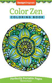 Animals & nature a relaxing coloring journey the best adult. Amazon Com Color Zen Coloring Book Perfectly Portable Pages On The Go Coloring Book Design Originals Extra Thick High Quality Perforated Pages Convenient 5x8 Size Take Along To De Stress Wherever You Go 0499995078499 Harper Valentina Books