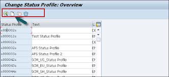 Sap Ps Status Profile Tutorialspoint