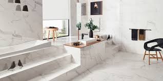 A more modern twist on the chair railing would be to paint it the same color as the room. Precious Hdp Marble Look Floor Wall Tile Florida Tile