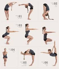 bikram yoga poses for beginners printable