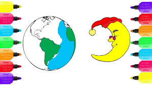 Through the video tutorial above the drawing can easily be drawn in cartoon and cute earth. How To Draw The Earth Kids Novocom Top