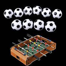 The aim of the game is to move the ball into the opponent's goal by manipulating rods which have figures attached. 10pcs 32mm Plastic Soccer Table Foosball Ball Football Fussball F Ebay