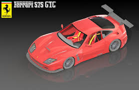 Launched in 2002, it is essentially an updated 550 maranello featuring minor styling changes from pininfarina. Ferrari 575 Gtc 3d Cad Model Library Grabcad
