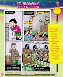 Komik Adab Shalat Jumat Komik Anak Buku Anak Komik