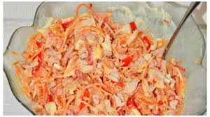 рецепт салата с копченой курицей и морковью по корейски Salat S Kopchenoj Kuricej I Korejskoj Morkovyu 8 Receptov Kulinariya Eda Idei Dlya Blyud