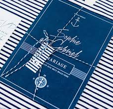 Theme de mariage, une sélection des plus beaux articles d'accessoires de mariage, de decoration table, de decoration salle classés par theme. Faire Part Mariage Marin Marine Faire Part Mariage Faire Part Mariage Mer Mariage Marin