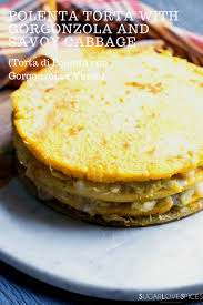 Polenta Torta With Gorgonzola And Savoy Cabbage Savoy Cabbage Polenta Gorgonzola