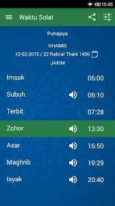 Jadwal waktu sholat lengkap untuk wilayah malaysia, brunai darussalam, singapura. Waktu Solat Malaysia Fur Android Apk Herunterladen