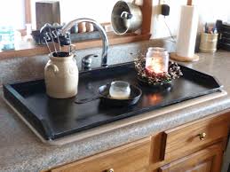 primitive kitchen, kitchen sink cover