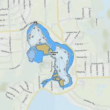 Crescent Lake Fishing Map Us_mi_63_918 Nautical Charts App