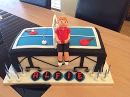 Table Tennis Cake By Tracey Davies Cakes