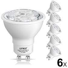 Lvwit Gu10 Led Bulb 5000k Daylight Light Bulbs 50w Halogen Equivalent 380 Lumens Lvwit Led Bulb Led Light Bulbs Spotlight Bulbs