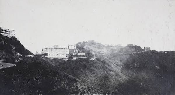 The Peak Hotel (山頂酒店) and mansions, The Peak, Hong Kong | Historical Photographs of China
