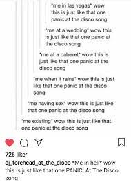 Pin By Little Star On Music Disco Songs Panic At The Disco Words