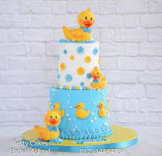 Rubber Ducky Baby Shower Cake Cake By Bettycakesebthal Cakesdecor