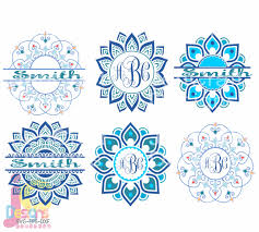 Download Ethnic Mandala Svg Pattern Round Monogram Frame Indian Boho Svg Zentangle Svg Dxf Eps Svg Png Cricut Silhouette Designs For Cricut