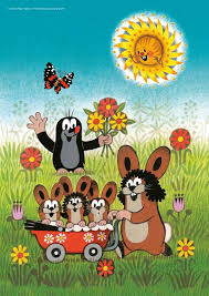 Auf etwas hinweisen, das armin maiwald, einer der erfinder der „maus. A3 Poster Der Kleine Maulwurf Motiv Hase 1 Maulwurf Kinderzeit Zeichentrickfilme